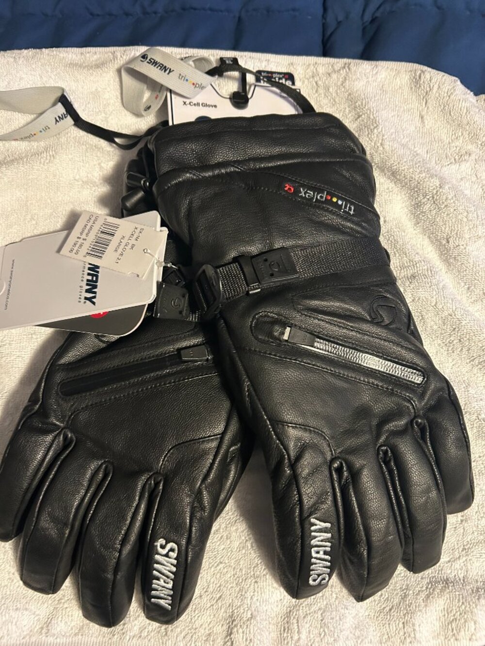 Swany Mens X-Cell Ski Gloves, XL, NEW